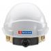 Beeswift Wheel Ratchet Vented Safety Helmet White  BBVSHRHW