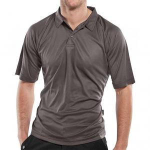 Beeswift B-Cool Wicking Polo Shirt Grey 4Xl BCPKSGY4XL