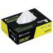 A box containing 200 tissues specifically designed for cleaning Bolle lenses. The tissues are neatly folded and easy to grab, making them perfect for on-the-go use. The box has a sleek design and prominently displays the Bolle logo.