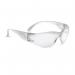 The photograph shows a clear safety goggles by Bolle, called B-Line Bl30. It has anti-mist and anti-fog properties, as well as anti-scratch features. The goggles have a sleek design and provide full coverage for the eyes.