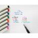 Pilot V-Pen White Barrel Fountain Pen Black - Medium Tip (12) BOX45012326516