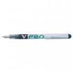 Pilot V-Pen White Barrel Fountain Pen Green- Medium Tip (12) BOX45012326547
