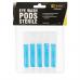 This picture features a pack of 5 X 20ml Beeswift Eyewash Pods from Click Medical. The compact white pods contain eye wash supplies, perfect for treating minor eye injuries.