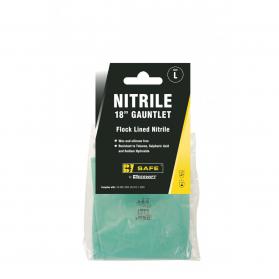 Beeswift 18” NITRILE GAUNTLET GREEN LGE  BS057L