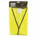This photo features a group of Beeswift high visibility vests in Saturn Yellow, size XL. The vests have a bright yellow color, reflective stripes, and the Beeswift B-Safe logo on the front. They are designed for easy visibility and safety on worksites or in low light conditions.