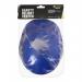 The photo shows a vibrant blue Beeswift B-Safe vented safety helmet, featuring the Beeswift logo prominently on the front. The helmet is equipped with a sturdy chin strap and multiple ventilation holes for maximum comfort and protection.