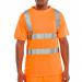 The Beeswift high visibility tee shirt is bright orange and features a classic crew neck design. It is size 3XL and has the Beeswift logo on the front. The shirt is made of durable material and provides excellent visibility for safety in any work environment.