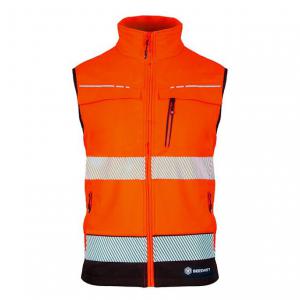 Beeswift DELTIC HI-VIS GILET TWO-TONE Orange Black 5XL BSDBWTTORBL5XL