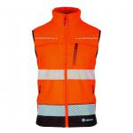 Beeswift DELTIC HI-VIS GILET TWO-TONE Orange Black L BSDBWTTORBLL