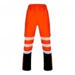 Beeswift DELTIC HI-VIS OVERTROUSER TWO-TONE Orange Black 3XL BSDTRTTORBL3XL