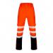 Beeswift DELTIC HI-VIS OVERTROUSER TWO-TONE Orange Black 3XL BSDTRTTORBL3XL