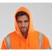 Beeswift Zip-Up Hooded Sweatshirt Orange M BSHSSENORM