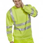 Beeswift Hi-Visibility Sweatshirt Saturn Yellow M BSSENSYM