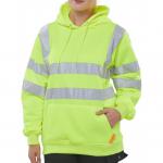 Beeswift Pull On Hoody Sweatshirt Saturn Yellow S BSSSH25SYS