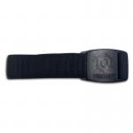 The image shows a durable and flexible work belt from Beeswift Workwear Accessories. The belt is made of stretch material and has a smooth buckle. It is designed for comfort and functionality on the job.