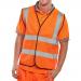 Beeswift En Iso 20471 Vest Orange (Bulk Pack) Orange 4XL (Box of 100) BWCOR4XL