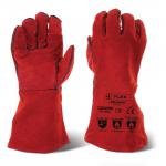 Beeswift Red Welders Gauntlet 14” R P (Box of 10) C2WRPN