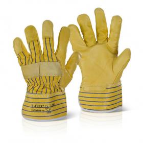 Beeswift Canadian Yellow Hide Rigger Glove (Box of 10) CANYHSPN