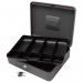 CashDocument Boxes Cash Box Black 12” CBBK12
