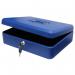 CashDocument Boxes Cash Box Blue 12” CBBL12