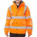 Beeswift High Visibility Fleece Lined Bomber Jacket Orange 6XL CBJFLOR6XL