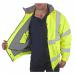Beeswift High Visibility Fleece Lined Bomber Jacket Saturn Yellow 2XL CBJFLSYXXL