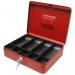 CashDocument Boxes Cash Box Red 12” CBRD12
