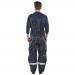 Beeswift Coldstar Freezer Bib Trousers Navy Blue S CCFBTNS
