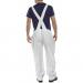 Beeswift Cotton Drill Bib And Brace White 40 CDBBW40