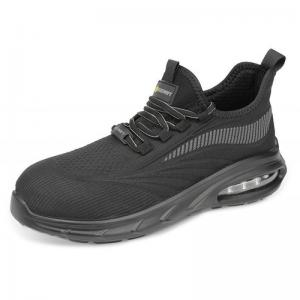 Beeswift Sutton Composite BlackGrey Fly knit Bubble Sole Trainer S1PL