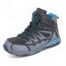 The Beeswift Boots Beeswift Hiker S3 Composite in Black and Blue is a sturdy and stylish option for outdoor work or activities. The boots feature a durable composite material and a sleek color combination. They offer both functionality and a modern aesthetic.