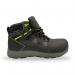 The photo captures a pair of Beeswift Safety Boots CF38 Hiker Boot S7S in size 10.5 (45). The boots are a sleek grey color and feature a strong composite material. They have a sturdy sole and provide the perfect combination of comfort and protection.