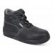 In the image, a pair of Beeswift Dual Density Pu Chukka S3 Black Boots can be seen. The boots have a sleek black exterior and a sturdy dual density sole. The high ankle design and lace-up closure add to the overall functionality and durability of the boots.
