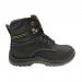 In this close-up photo, the Beeswift Toe Cap Boots and Beeswift Ankle Boot S3 in Black can be seen clearly. The dark, sturdy boots feature a protective toe cap and ankle support, while the smooth black material adds a touch of sleekness. With a size of 12/47, these boots are ready for any tough work environment.