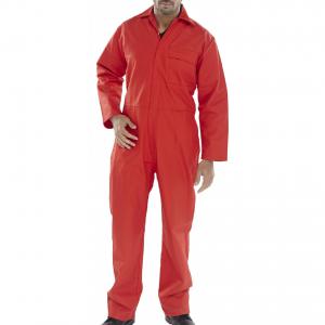 Beeswift Fire Retardant Boilersuit Red 50 CFRBSRE50