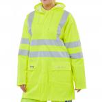 Beeswift Fire Retardant Anti-Static Jacket Saturn Yellow 5XL CFRLR55SY5XL