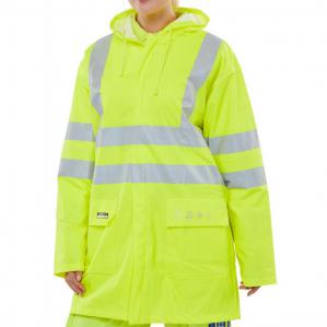 Beeswift Fire Retardant Anti-Static Jacket Saturn Yellow XL