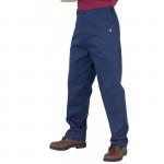 The picture shows a pair of navy blue Beeswift Fire Retardant Trousers in size 40. Made by Beeswift, these trousers feature a durable design and are perfect for protection against fire hazards.