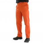 The image shows a pair of Beeswift Fire Retardant Trousers in a vibrant orange color. The trousers have a sleek and durable design and the Beeswift logo is prominently displayed on the waistband. Perfect for work or outdoor activities requiring flame resistance.