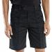 The image shows a pair of black Beeswift cargo shorts with multiple pockets, perfect for storing essentials. The shorts are durable and comfortable, making them ideal for outdoor activities.