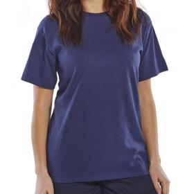 Beeswift Heavy Weight Tee Shirt Navy Blue L CLCTSHWNL