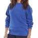 In the photo, a classic royal blue Beeswift polycotton sweatshirt can be seen. The sweatshirt has a comfortable, relaxed fit and features the Beeswift logo on the front. The polycotton material is soft and durable, making it ideal for everyday wear. The 2XL size ensures a comfortable and roomy fit.