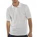 This photo shows a white Beeswift polo top in size XL, with the Beeswift logo stitched on the front. The shirt has a classic polo collar and short sleeves, making it perfect for casual or athletic wear.