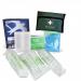 The photo shows a compact, one-person first aid kit from Click Medical. Packed in a PVC pouch, it is easily accessible and contains a range of medical supplies to address minor injuries. The kit is simple yet comprehensive, perfect for on-the-go emergencies.