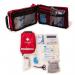The picture features the Click Medical First Aid Click Medical CUTEEZE BLEED CONTROL KIT, designed specifically for knife crime situations. The kit includes various medical supplies and tools, organized in a compact and easily accessible manner.
