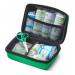 A compact, portable first aid kit designed for use in public service vehicles, the Click Medical Travel First Aid Kit is perfect for emergency situations. Housed in a small Feva case, it contains all necessary items for basic medical care and is easily accessible in case of need.