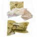 The picture shows the Olaes First Aid Supplies Click Medical OLAES MODULAR BANDAGE, measuring 6 inches. The bandage is neatly folded and packaged in a plastic wrapper, with the brand name and product name clearly displayed. The bandage itself is made of white, stretchy fabric with a red accent and features a secure click closure system. The packaging also includes instructions for use and a clear view of the bandages size and dimensions.