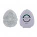 The photograph shows a collection of Click Medical Masks and Respirators CPR pocket face masks with the product label CM0471T. The masks are disposable and have a compact size, making them ideal for on-the-go use. Each mask is individually wrapped and has a transparent plastic shield to protect the person administering CPR.