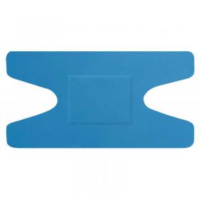 Hygio Detectable Knuckle Plasters 50 Blue (Box of 50) CM0502