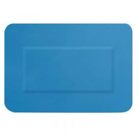 Hygio Detectable Large Patch Plasters 50 Blue (Box of 50) CM0503